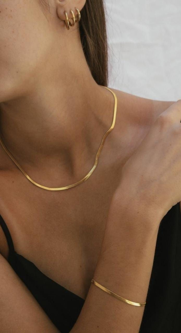 Golden necklace